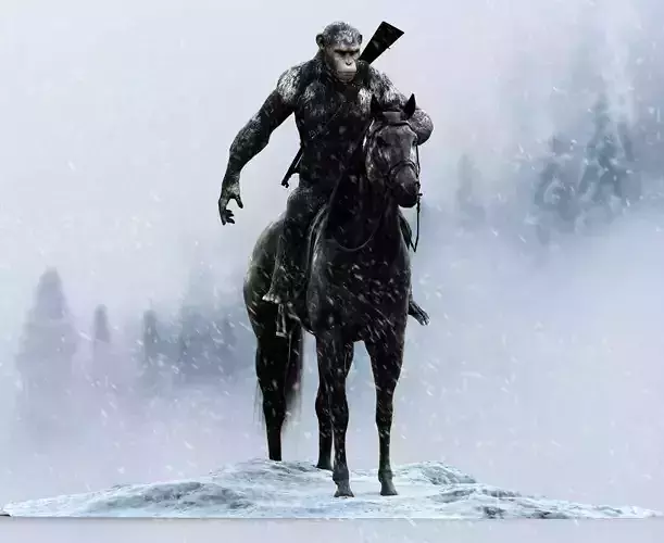 Caesar  Low-poly 3D model