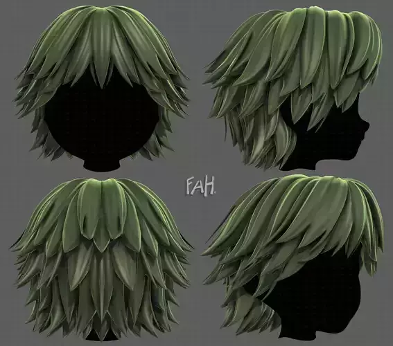 3D Hair style for boy V95