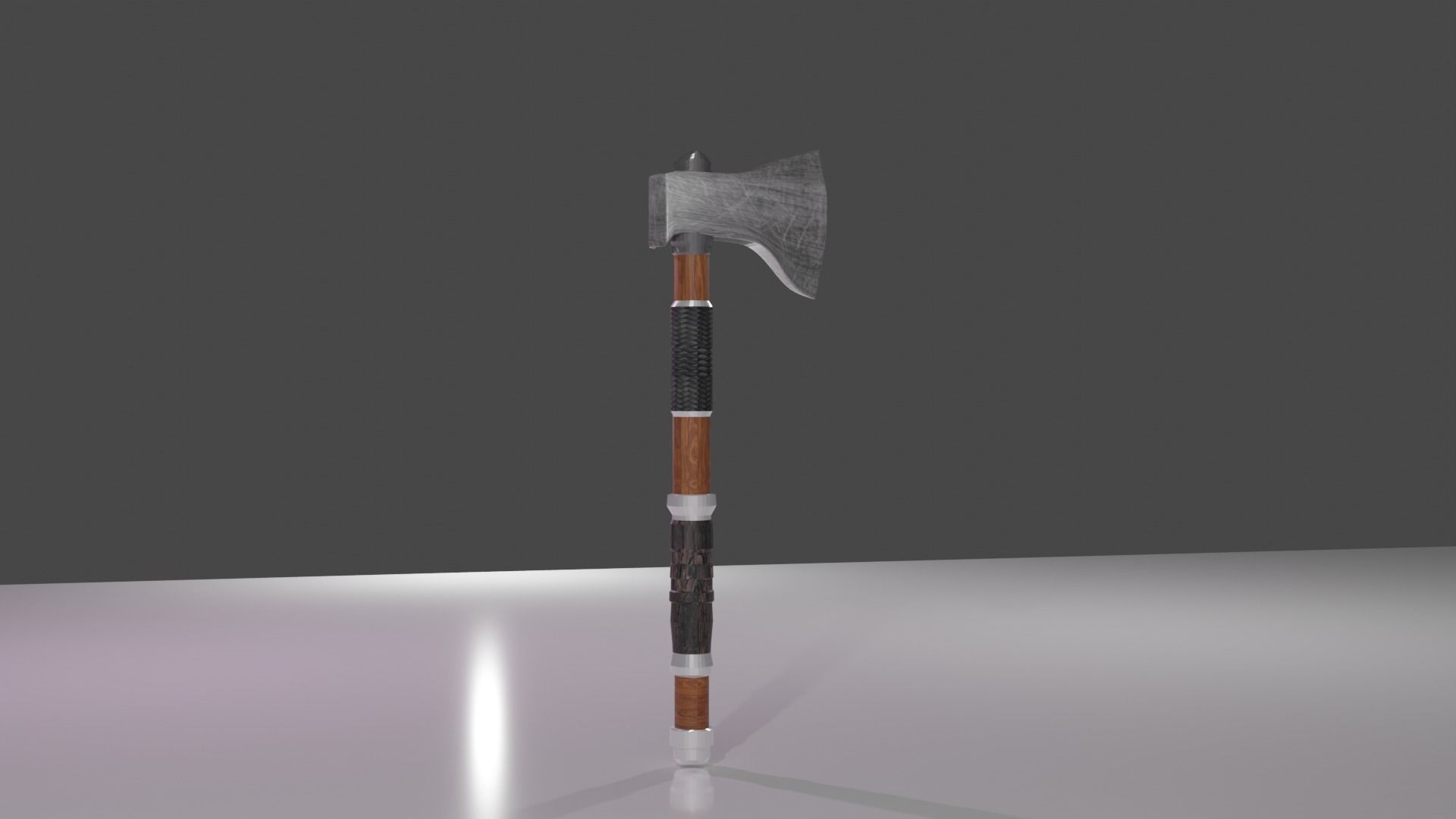 battle ax  Free 3D model_6