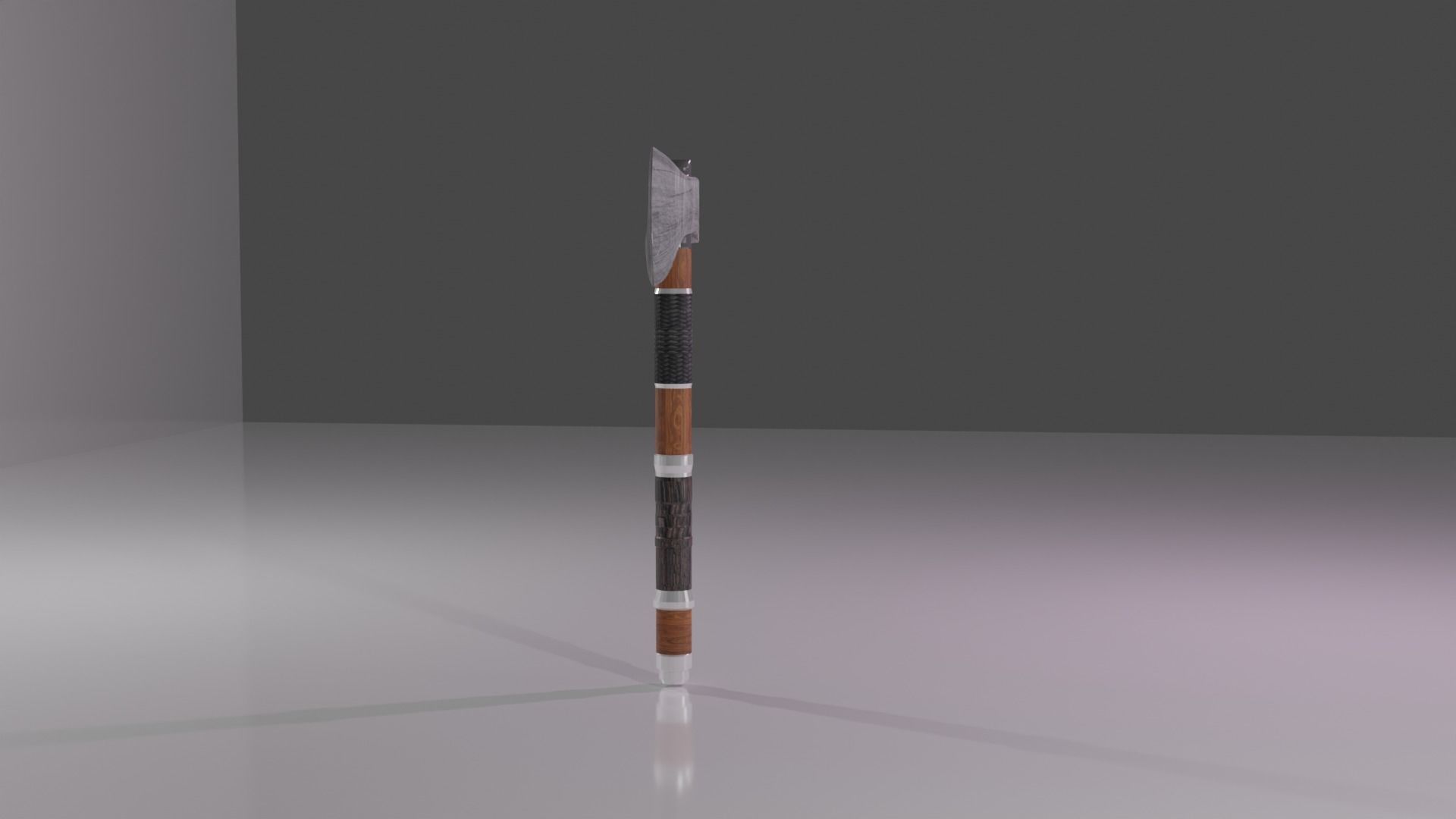 battle ax  Free 3D model_7