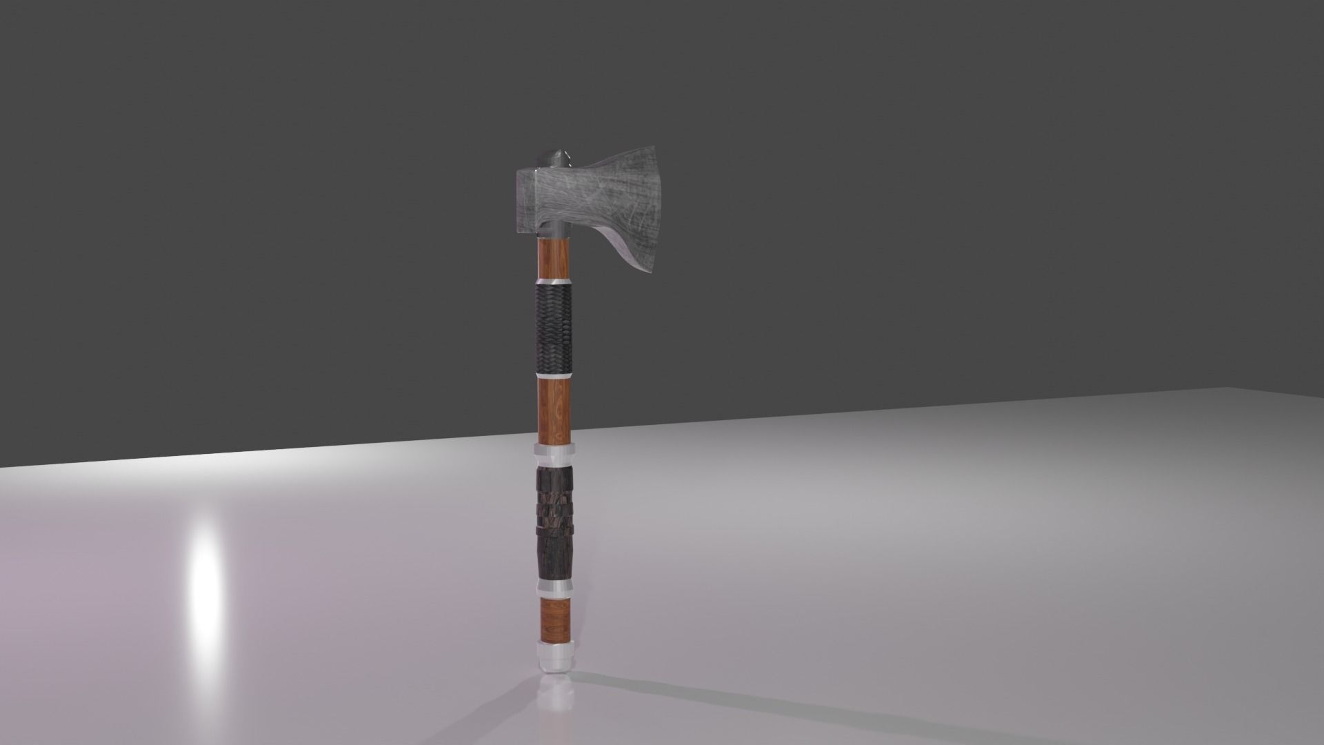 battle ax  Free 3D model_8