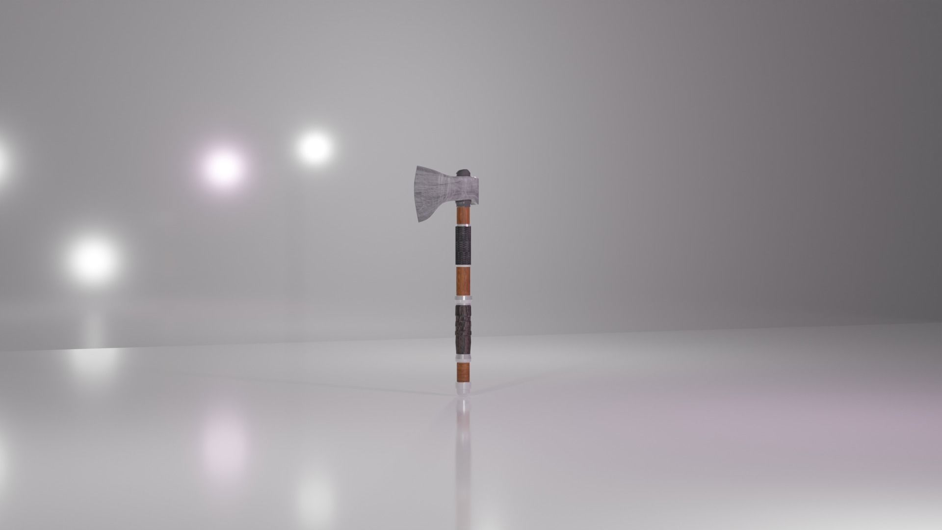 battle ax  Free 3D model_5