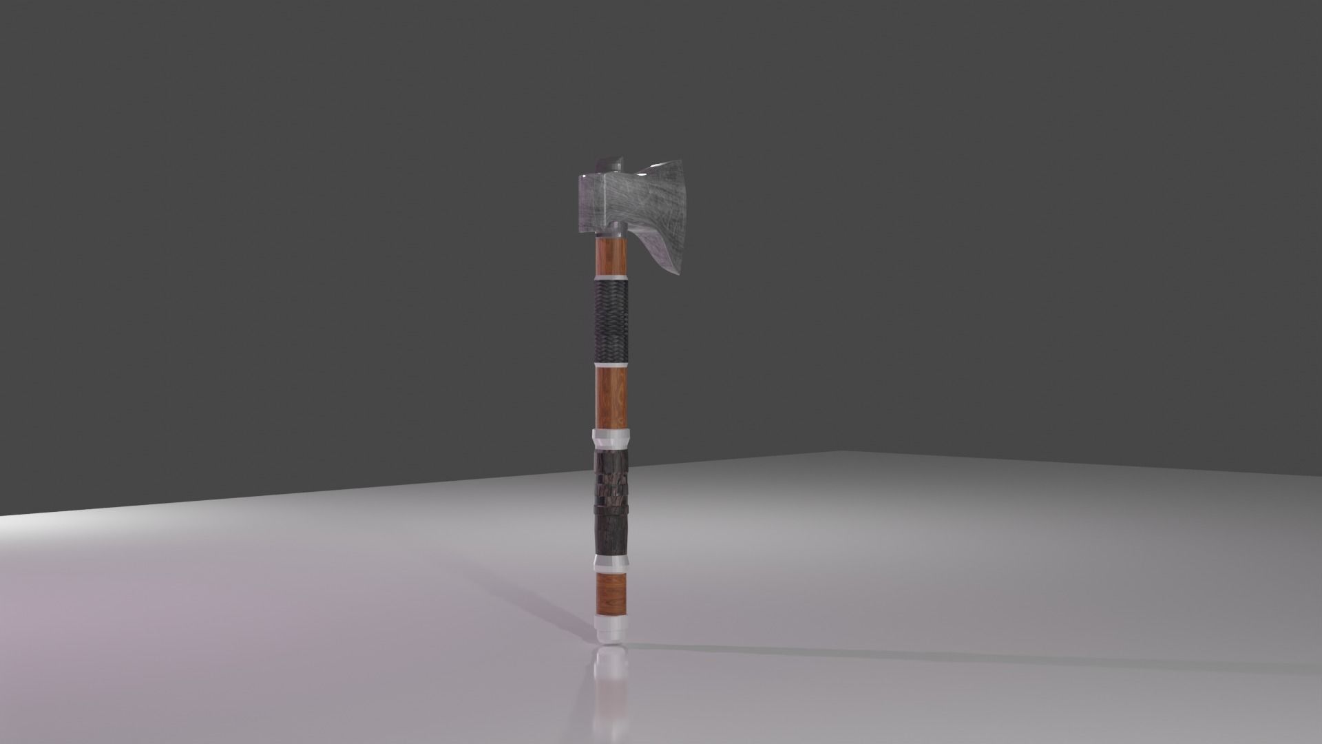 battle ax  Free 3D model_9