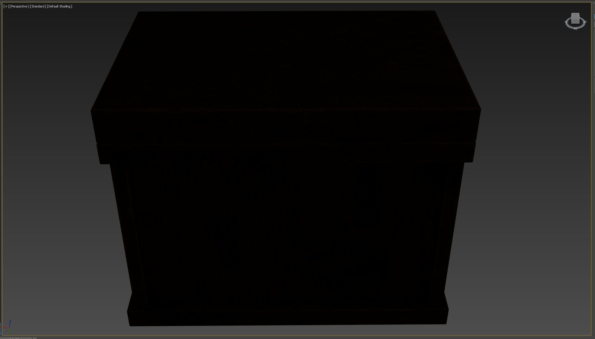Medieval Treasure Chest Low-poly 3D model_6