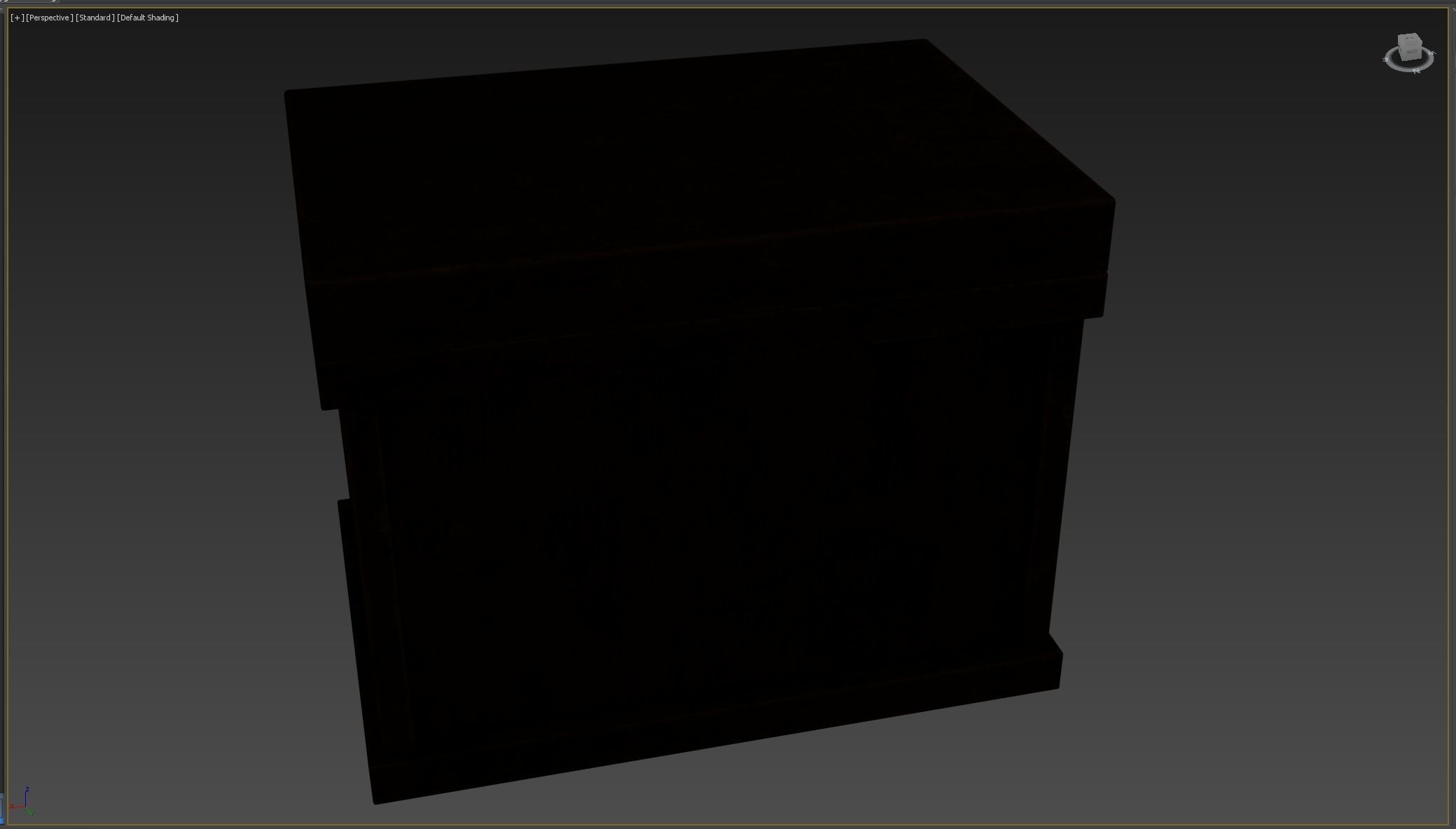 Medieval Treasure Chest Low-poly 3D model_5