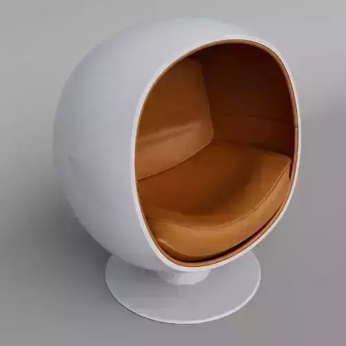 Spherical plastic chair