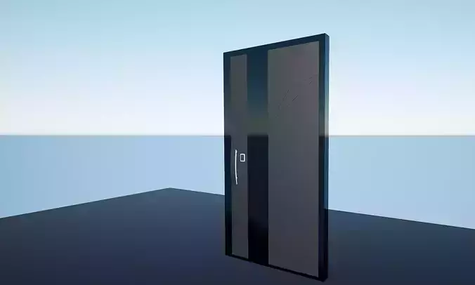 Door AX2 Low-poly 3D model