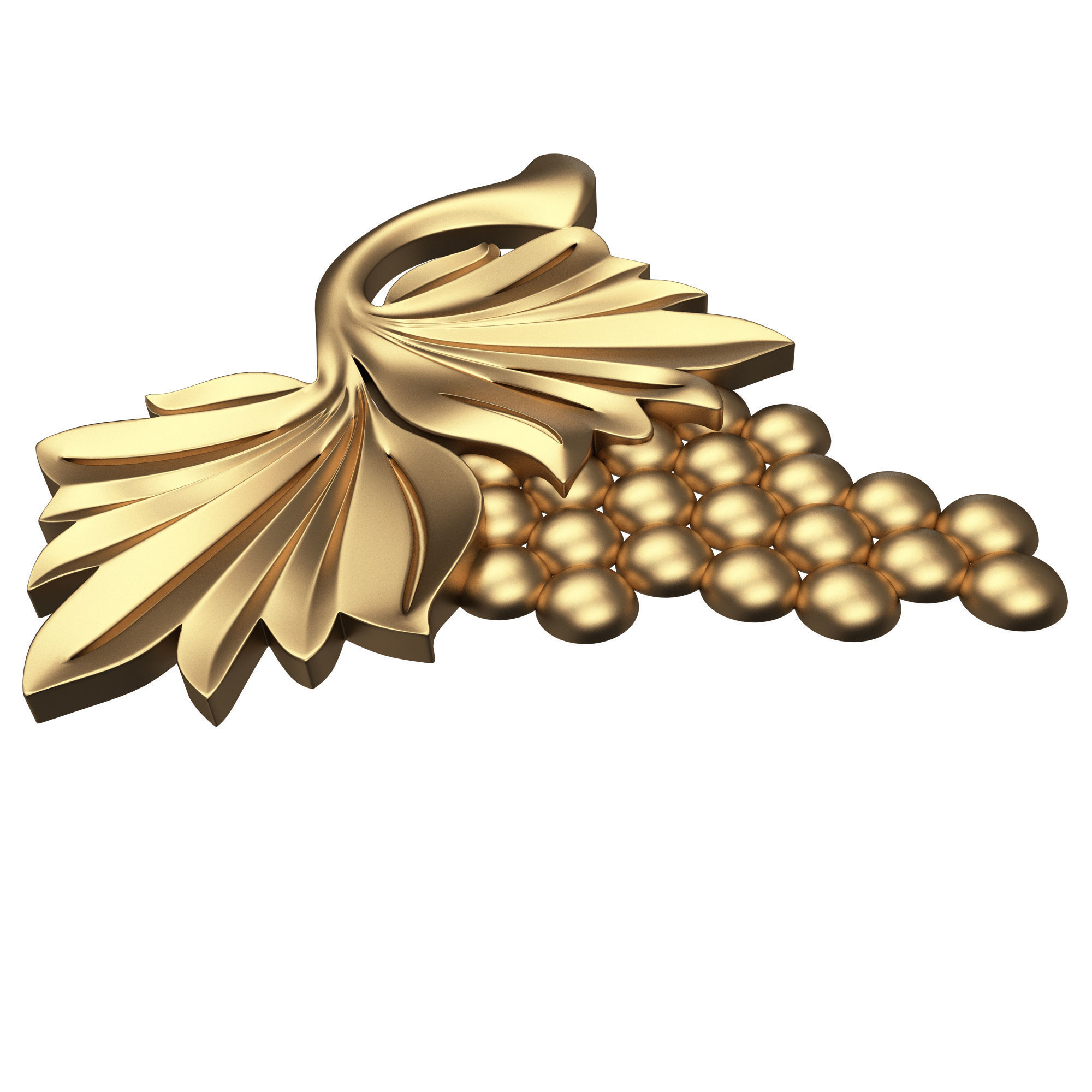 Collection of 25 Classic Carvings 05 Low-poly 3D model_40