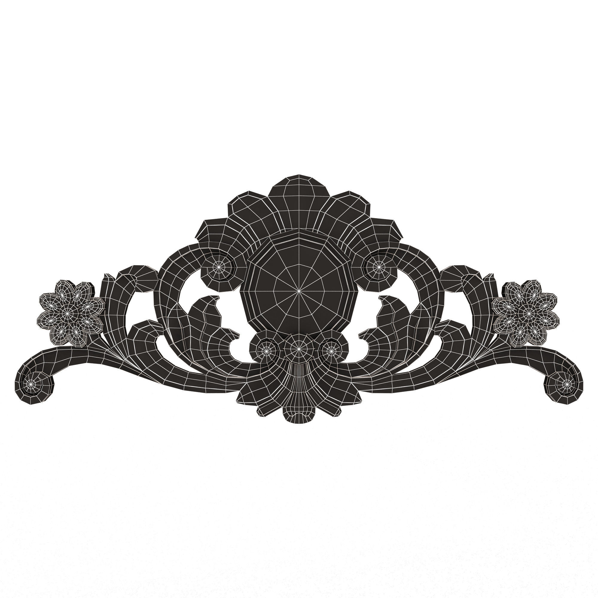 Collection of 25 Classic Carvings 05 Low-poly 3D model_48