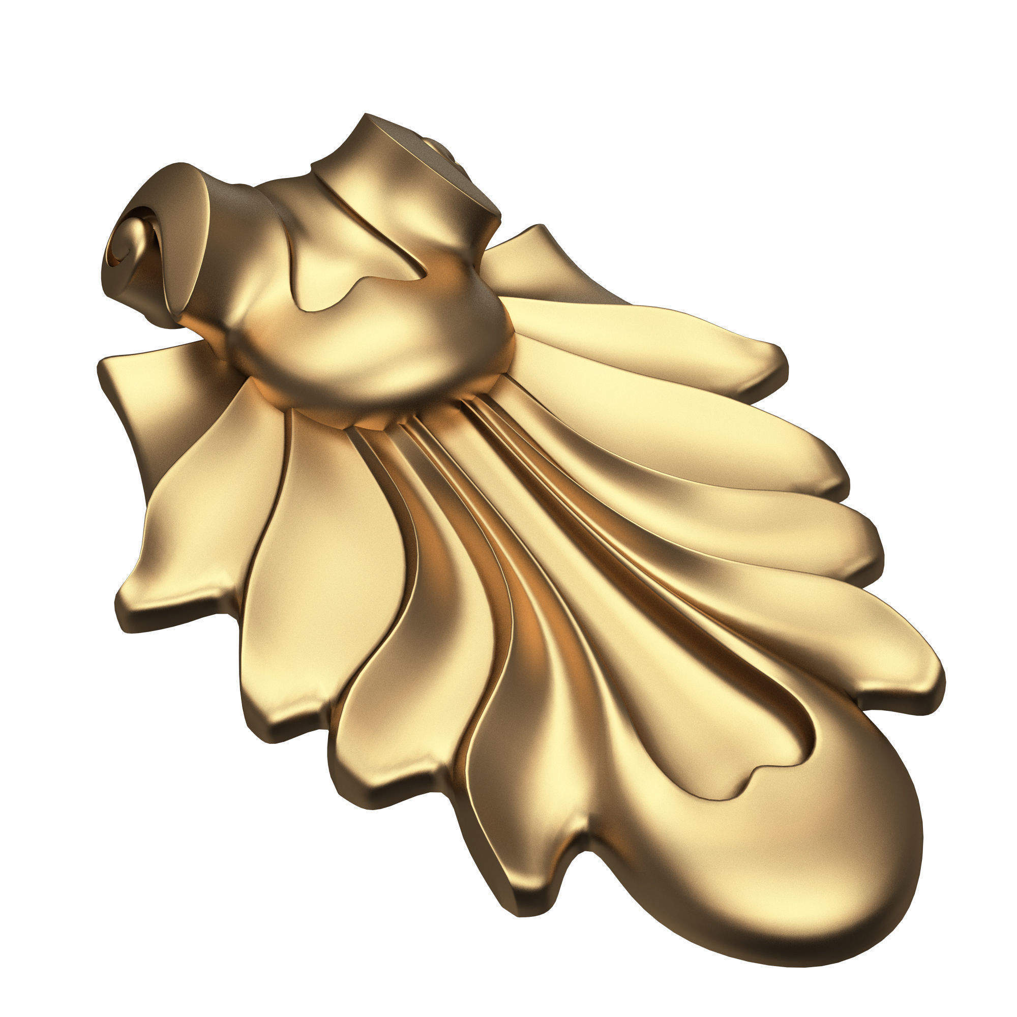 Collection of 25 Classic Carvings 05 Low-poly 3D model_32