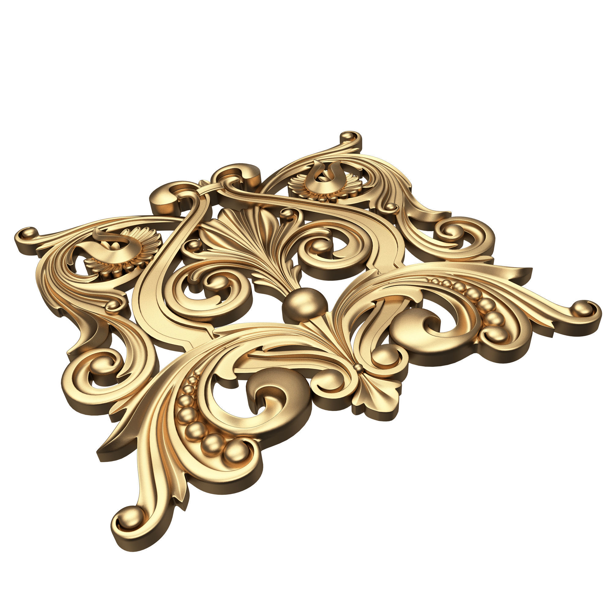 Collection of 25 Classic Carvings 05 Low-poly 3D model_9