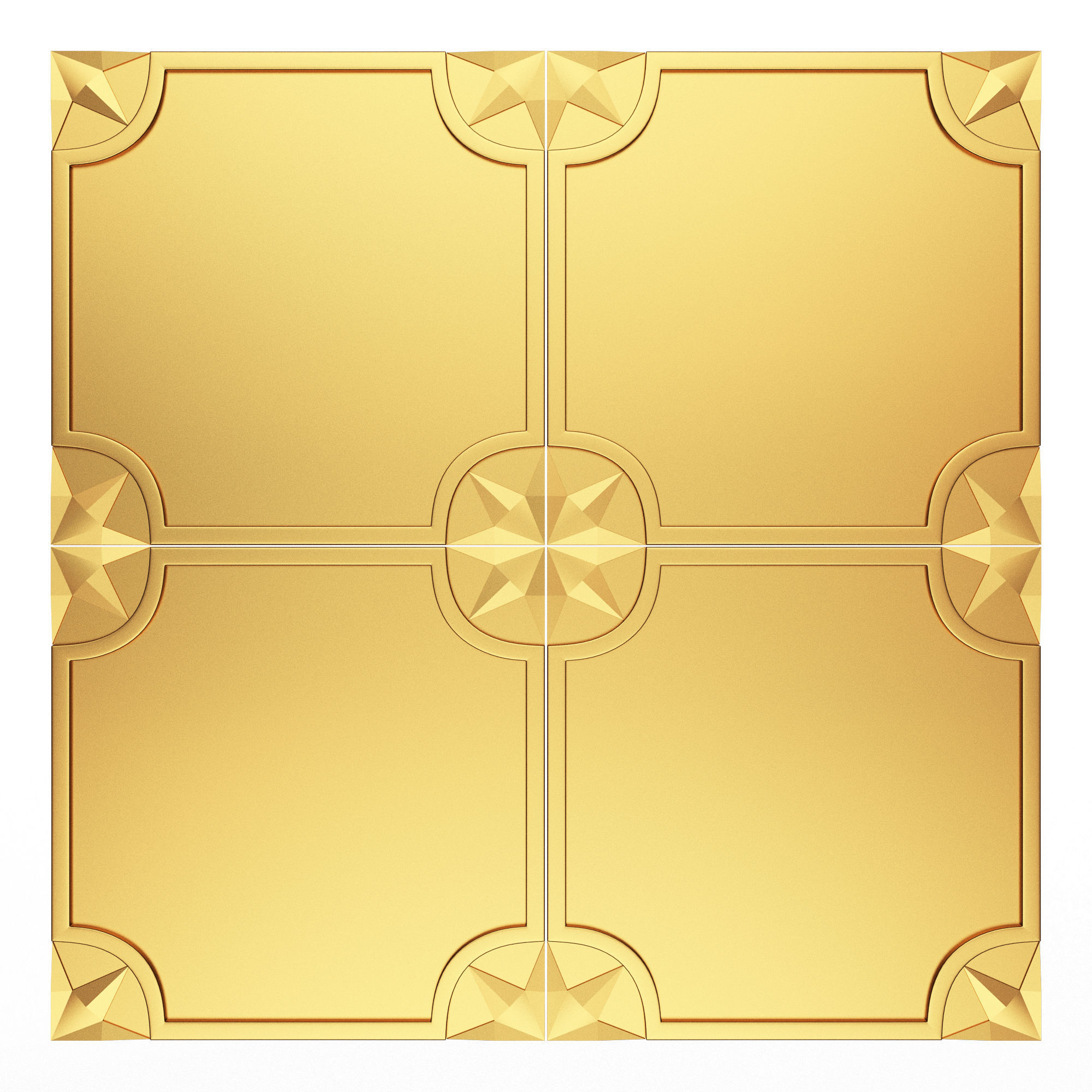 Collection of 25 Classic Carvings 05 Low-poly 3D model_21