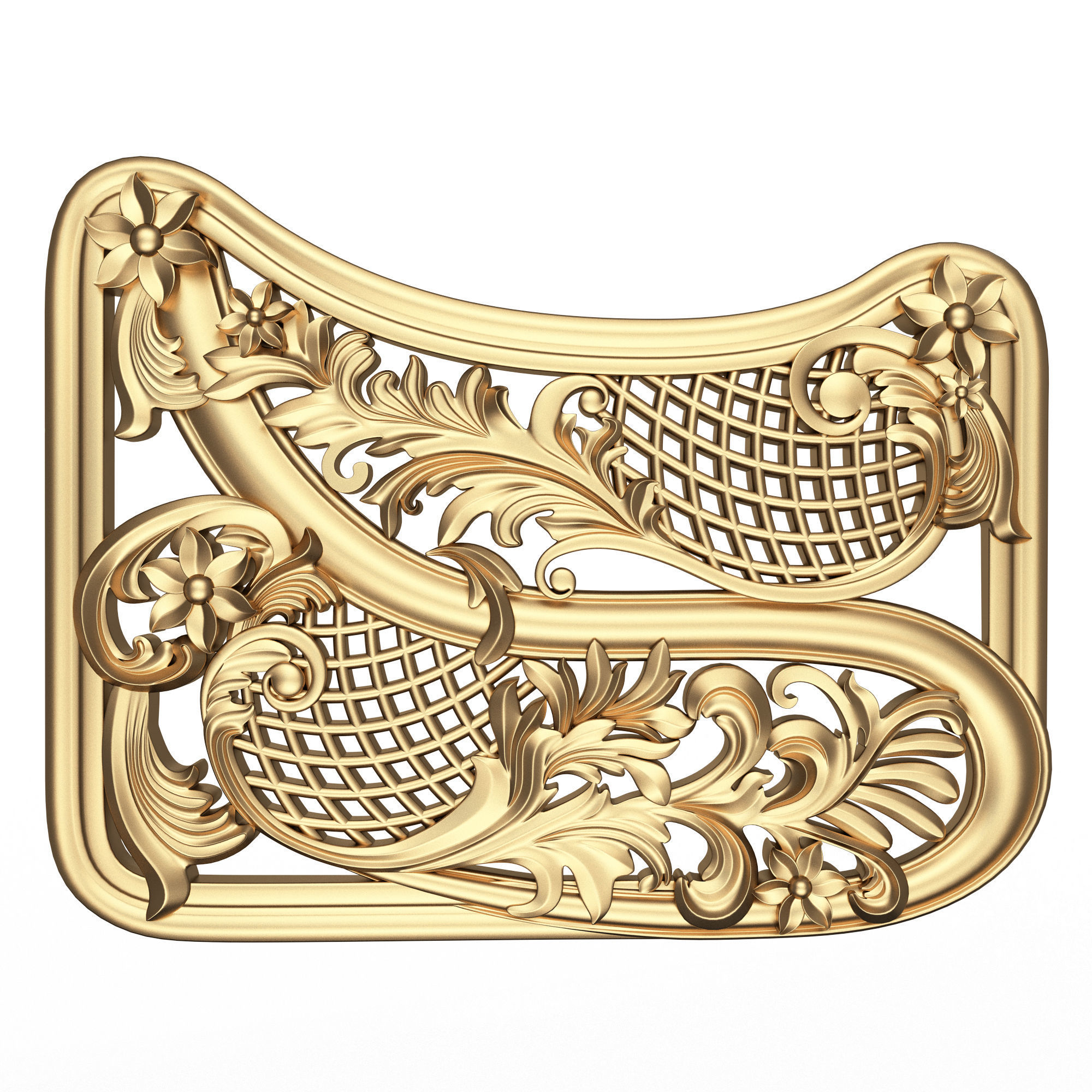 Collection of 25 Classic Carvings 05 Low-poly 3D model_6