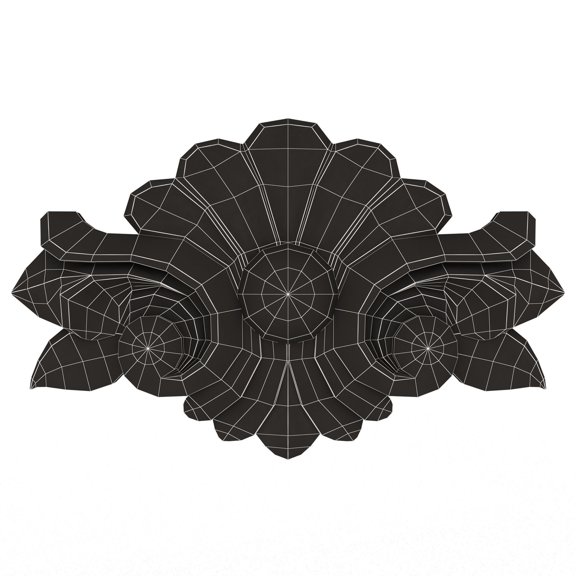 Collection of 25 Classic Carvings 05 Low-poly 3D model_46