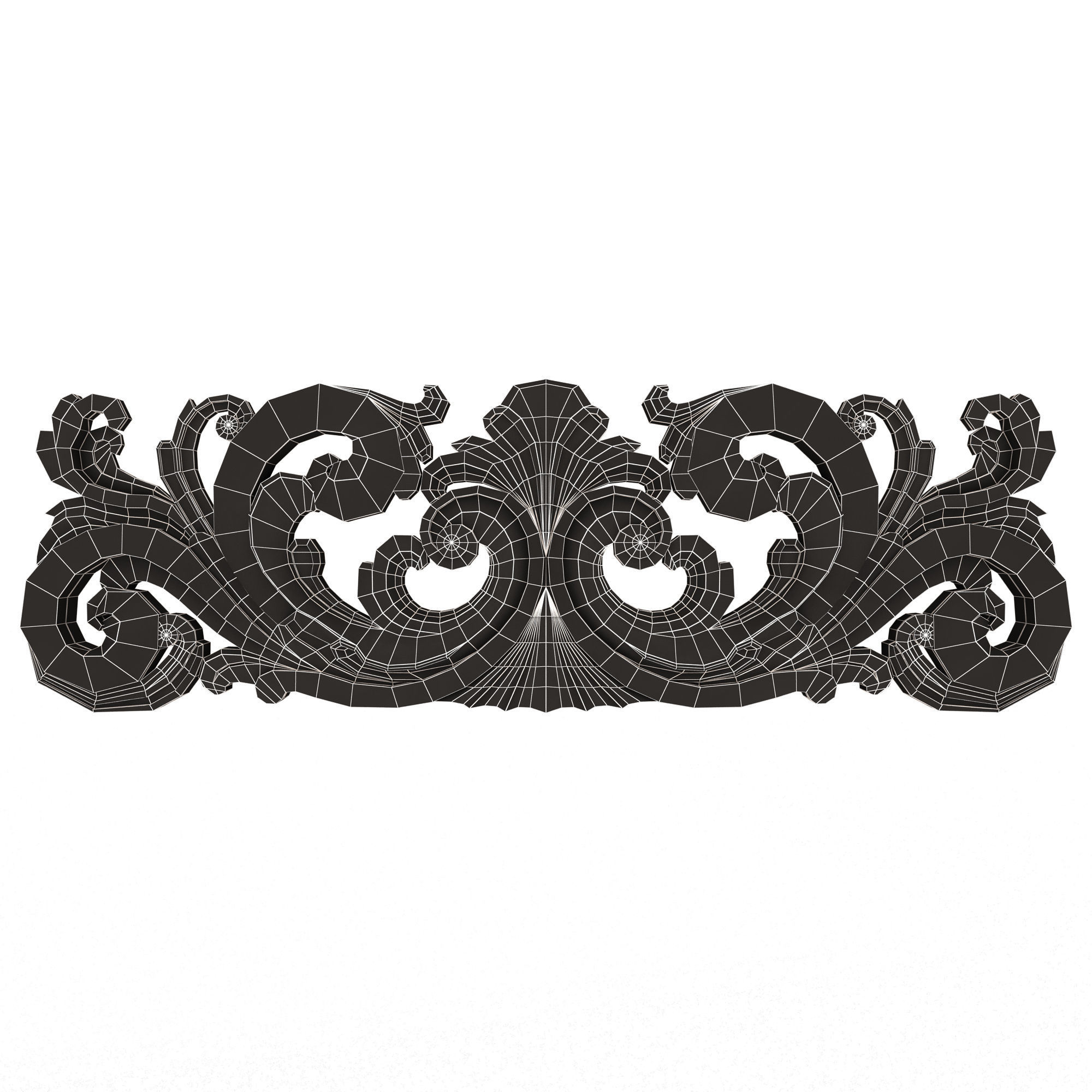 Collection of 25 Classic Carvings 05 Low-poly 3D model_49