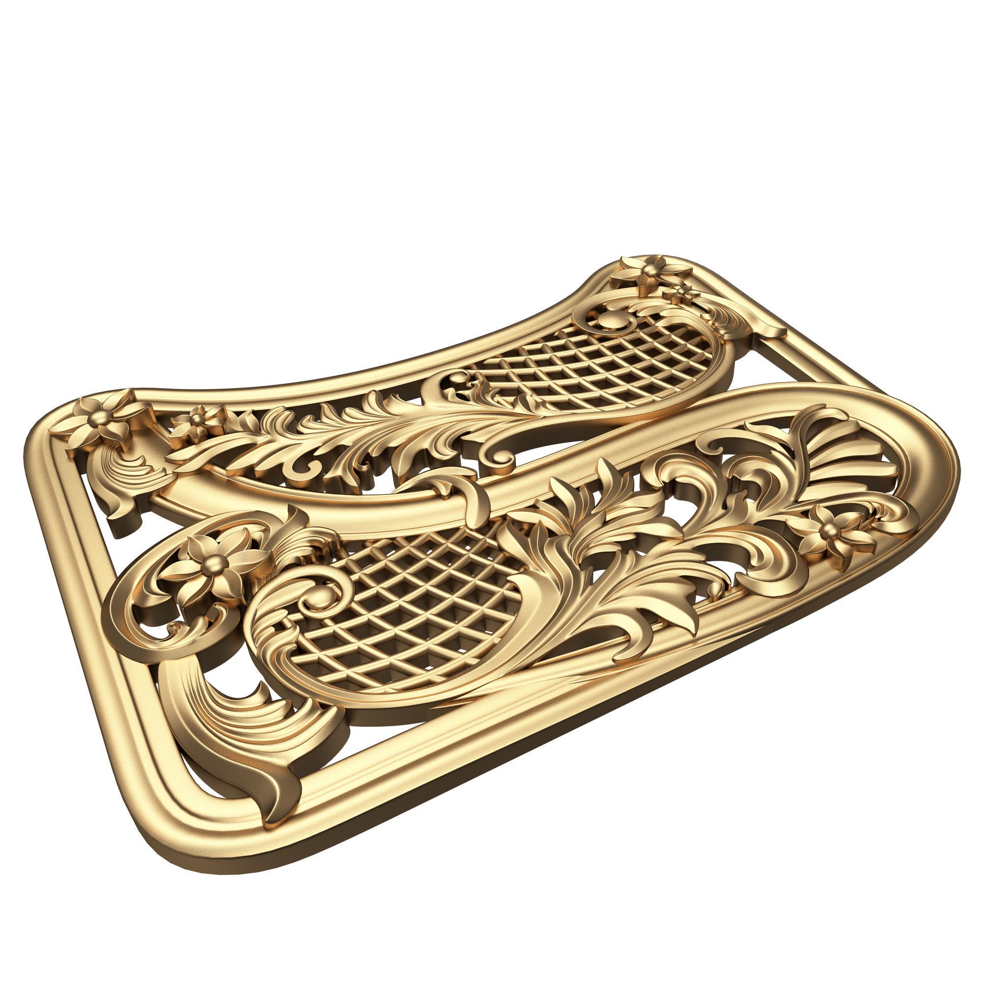 Collection of 25 Classic Carvings 05 Low-poly 3D model_7