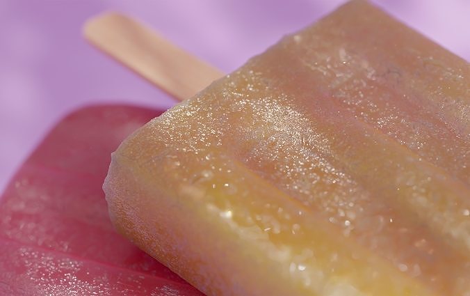 Popsicle Ice Pop Lolly 3D model 3