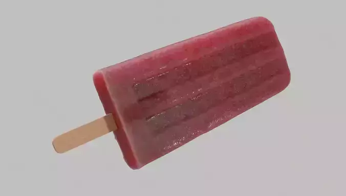 Popsicle Ice Pop Lolly 3D model