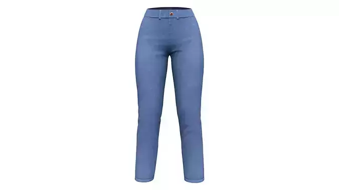 Ladies Straight Jeans Pants