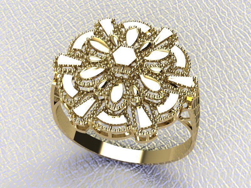 PLAIN CUT STEP RINGS 3D print model_5