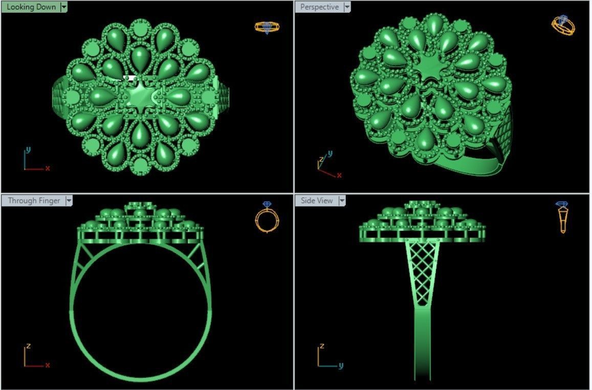 PLAIN CUT STEP RINGS 3D print model_57