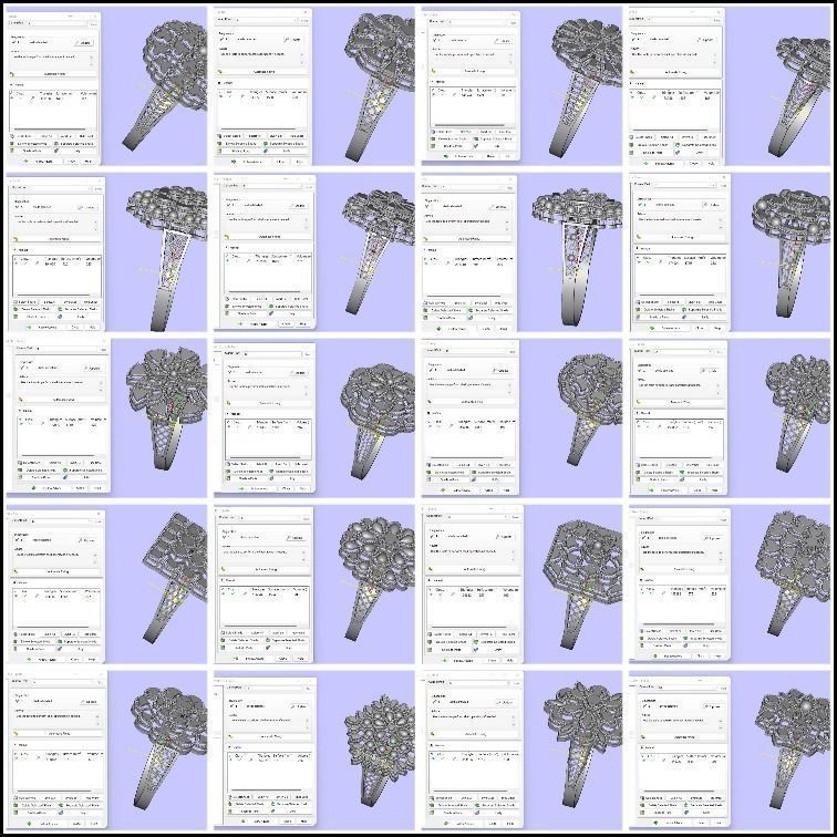 PLAIN CUT STEP RINGS 3D print model_3