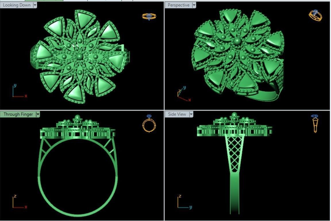 PLAIN CUT STEP RINGS 3D print model_52