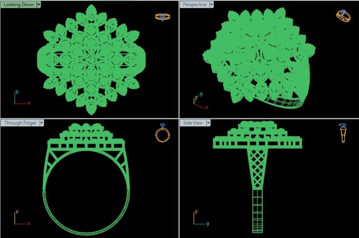 PLAIN CUT STEP RINGS 3D print model_81