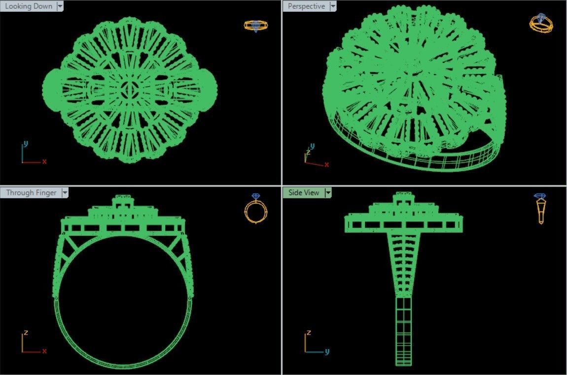 PLAIN CUT STEP RINGS 3D print model_66