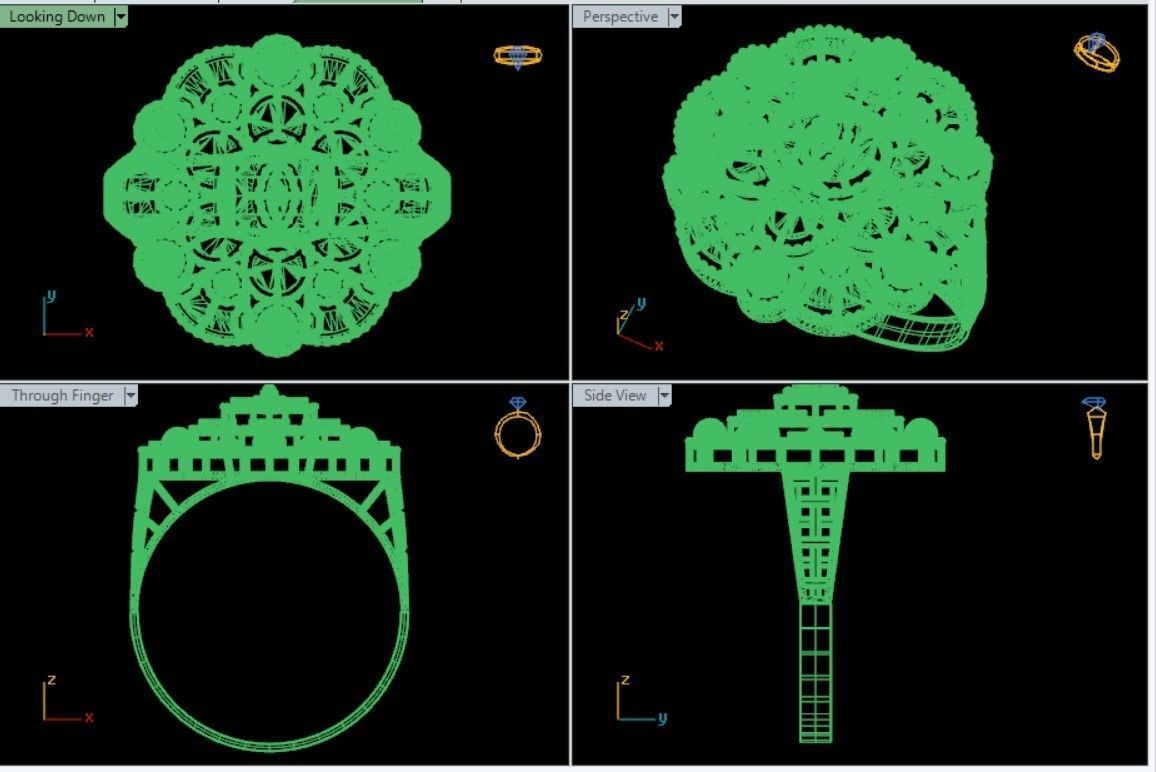 PLAIN CUT STEP RINGS 3D print model_71