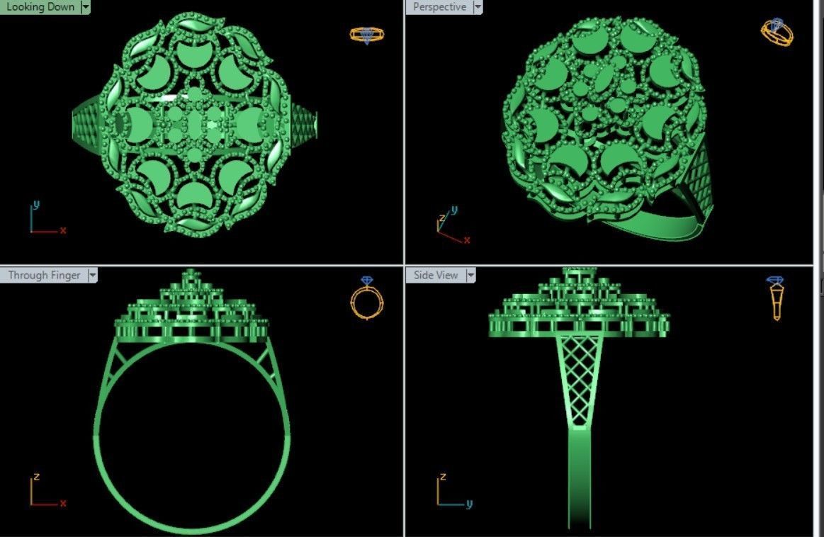 PLAIN CUT STEP RINGS 3D print model_54