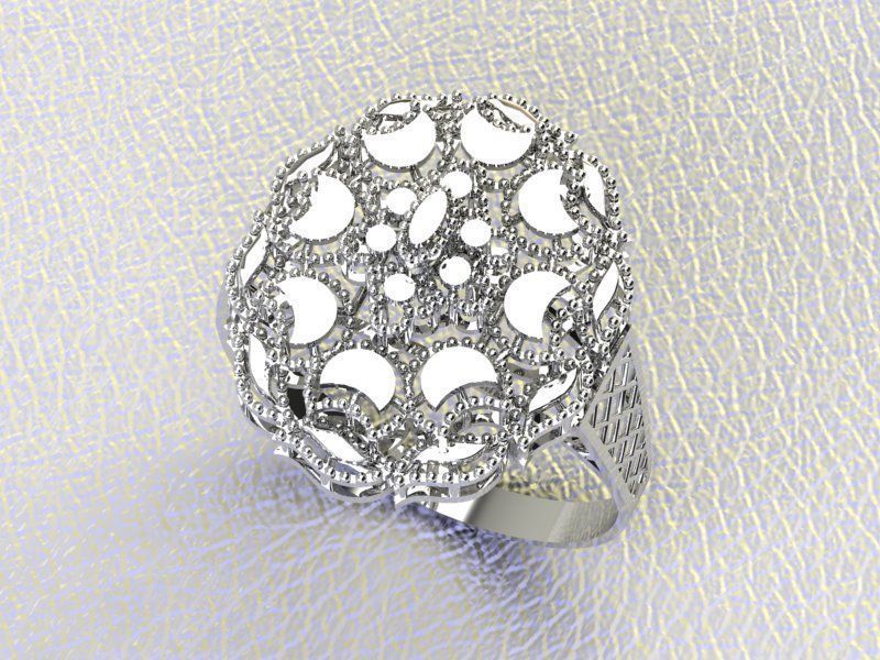 PLAIN CUT STEP RINGS 3D print model_34