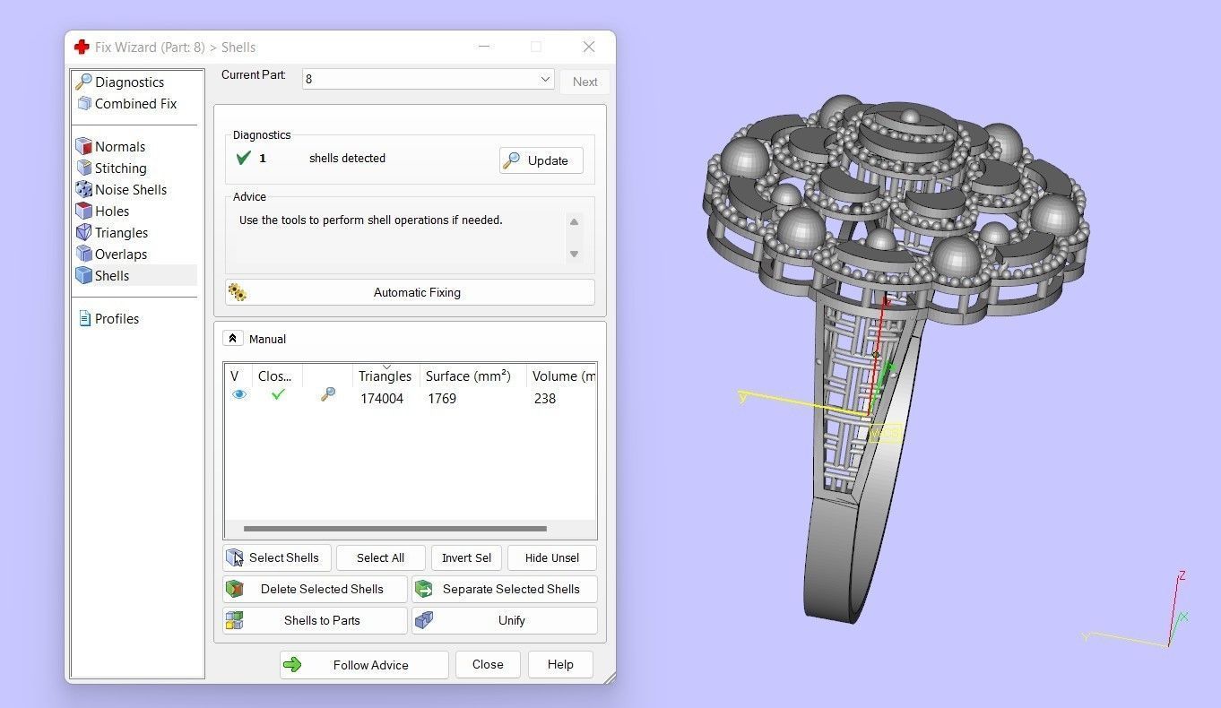 PLAIN CUT STEP RINGS 3D print model_91