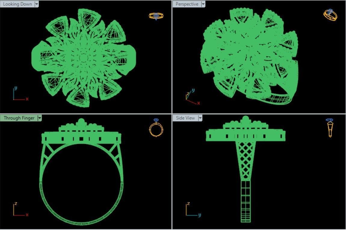 PLAIN CUT STEP RINGS 3D print model_72
