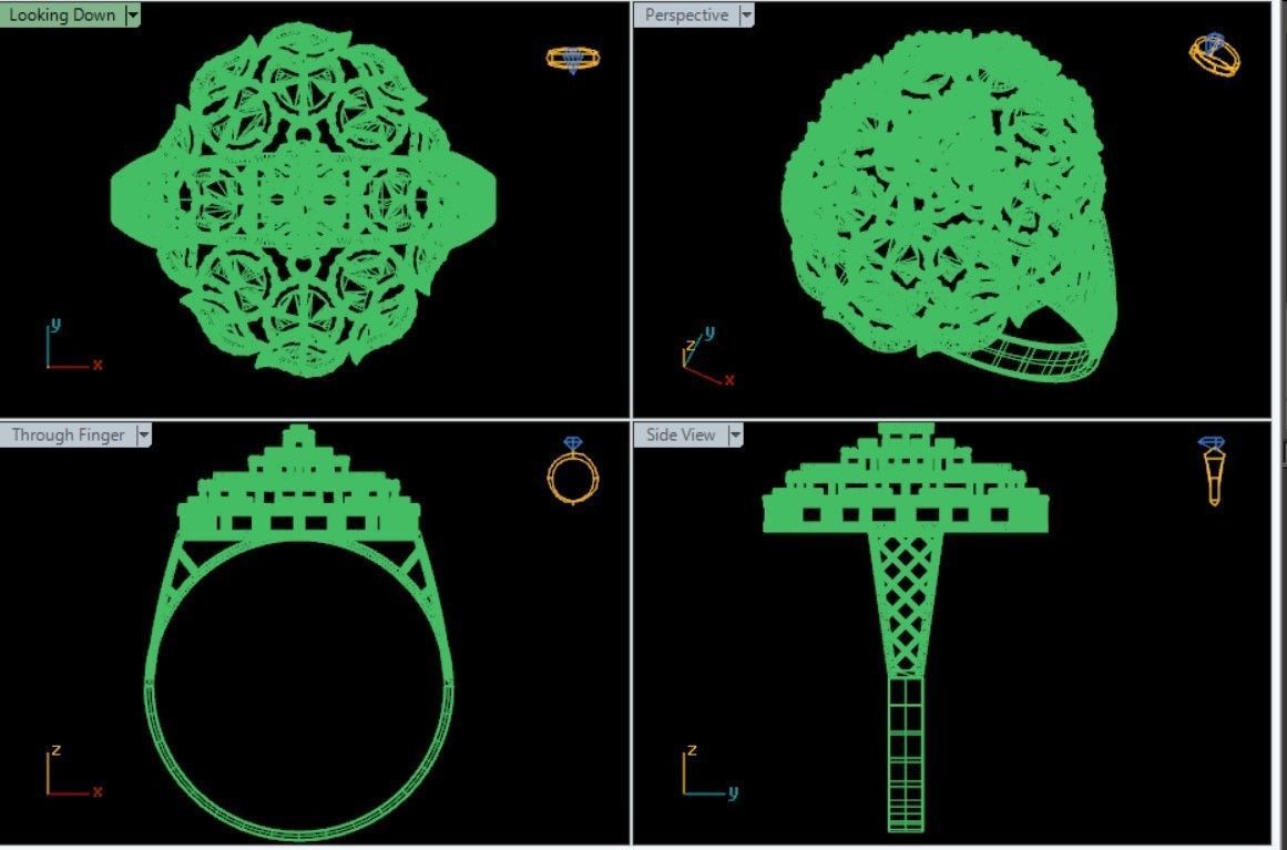 PLAIN CUT STEP RINGS 3D print model_74