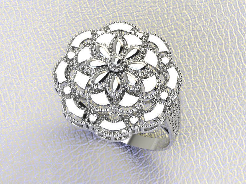 PLAIN CUT STEP RINGS 3D print model_33