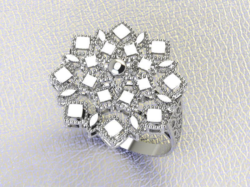 PLAIN CUT STEP RINGS 3D print model_43