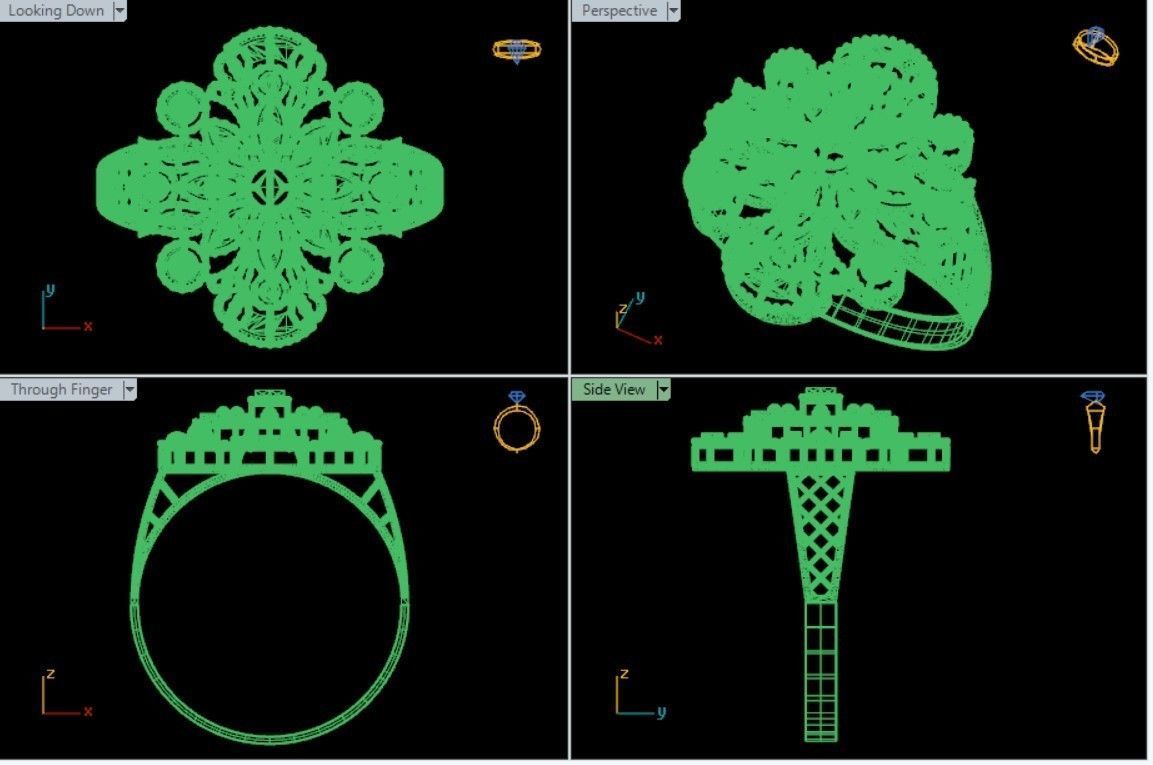 PLAIN CUT STEP RINGS 3D print model_75