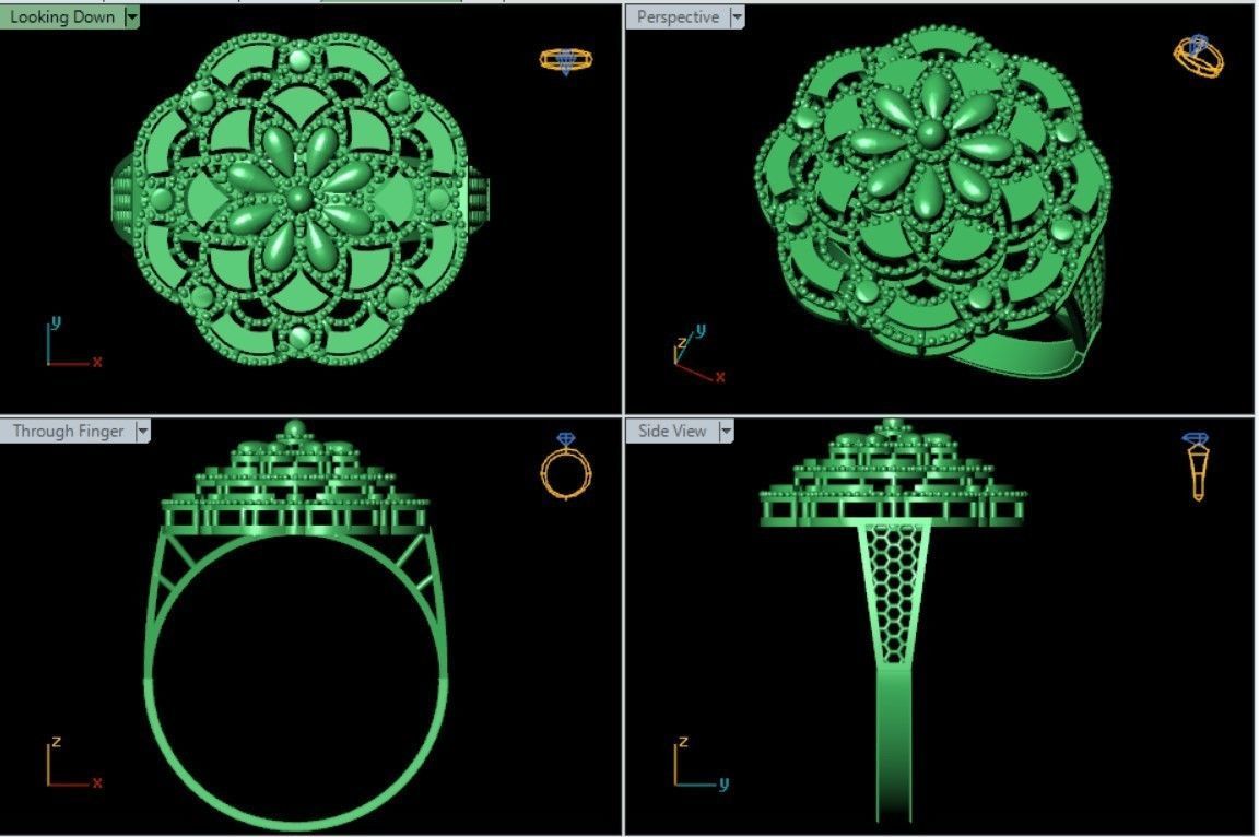 PLAIN CUT STEP RINGS 3D print model_53
