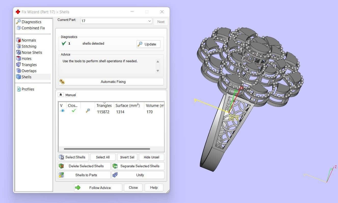 PLAIN CUT STEP RINGS 3D print model_100