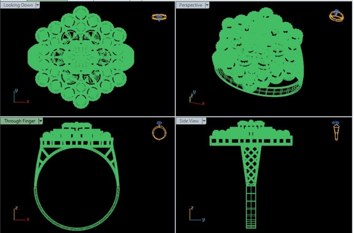 PLAIN CUT STEP RINGS 3D print model_68