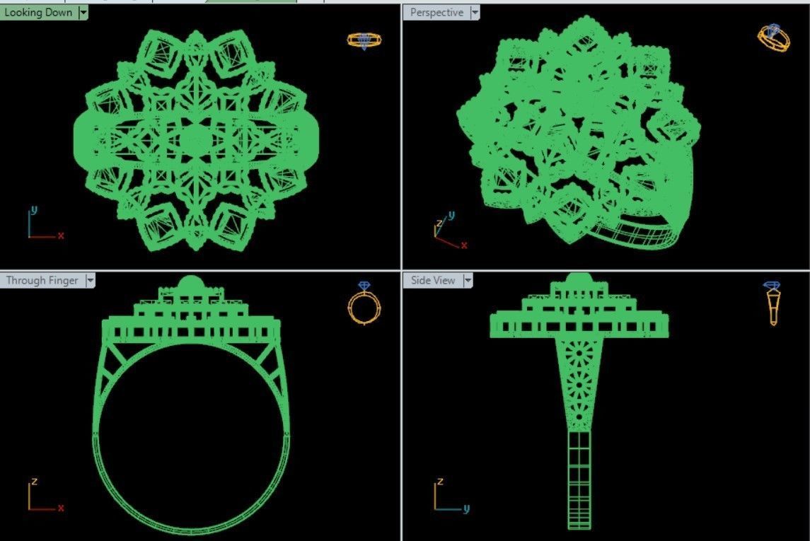 PLAIN CUT STEP RINGS 3D print model_83