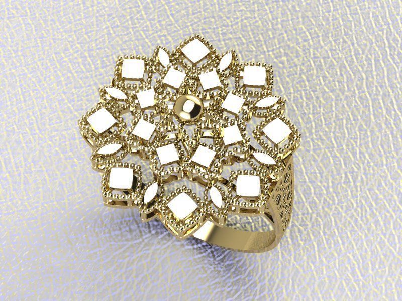 PLAIN CUT STEP RINGS 3D print model_23