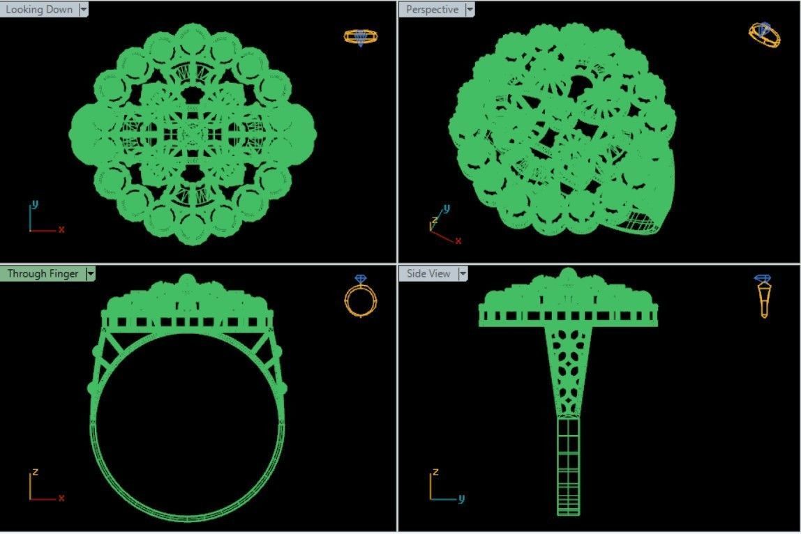 PLAIN CUT STEP RINGS 3D print model_70