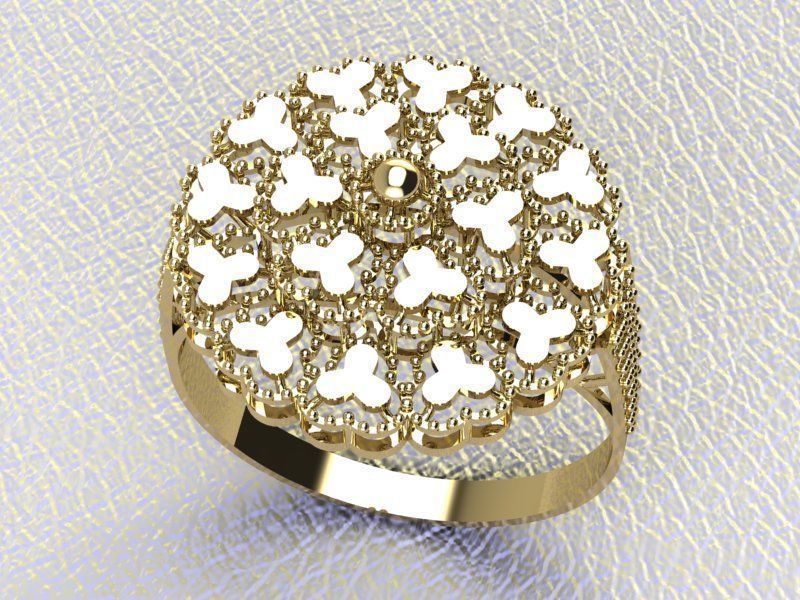 PLAIN CUT STEP RINGS 3D print model_4