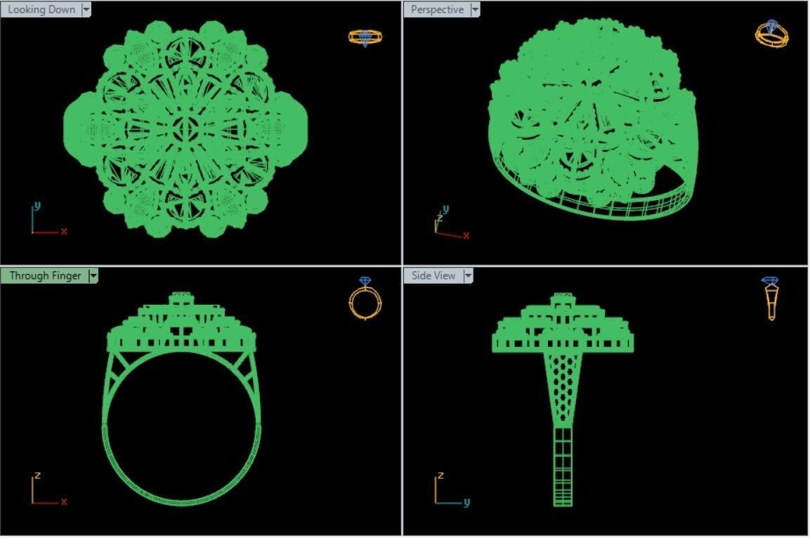 PLAIN CUT STEP RINGS 3D print model_69