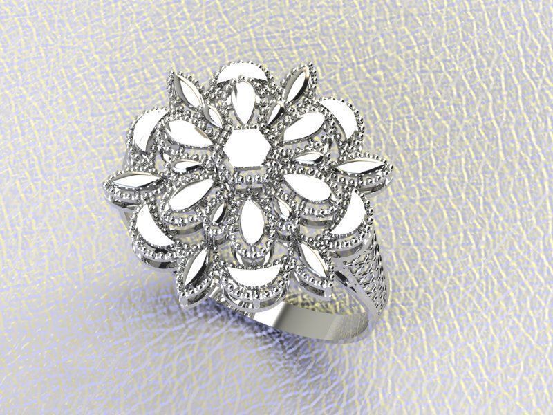 PLAIN CUT STEP RINGS 3D print model_42