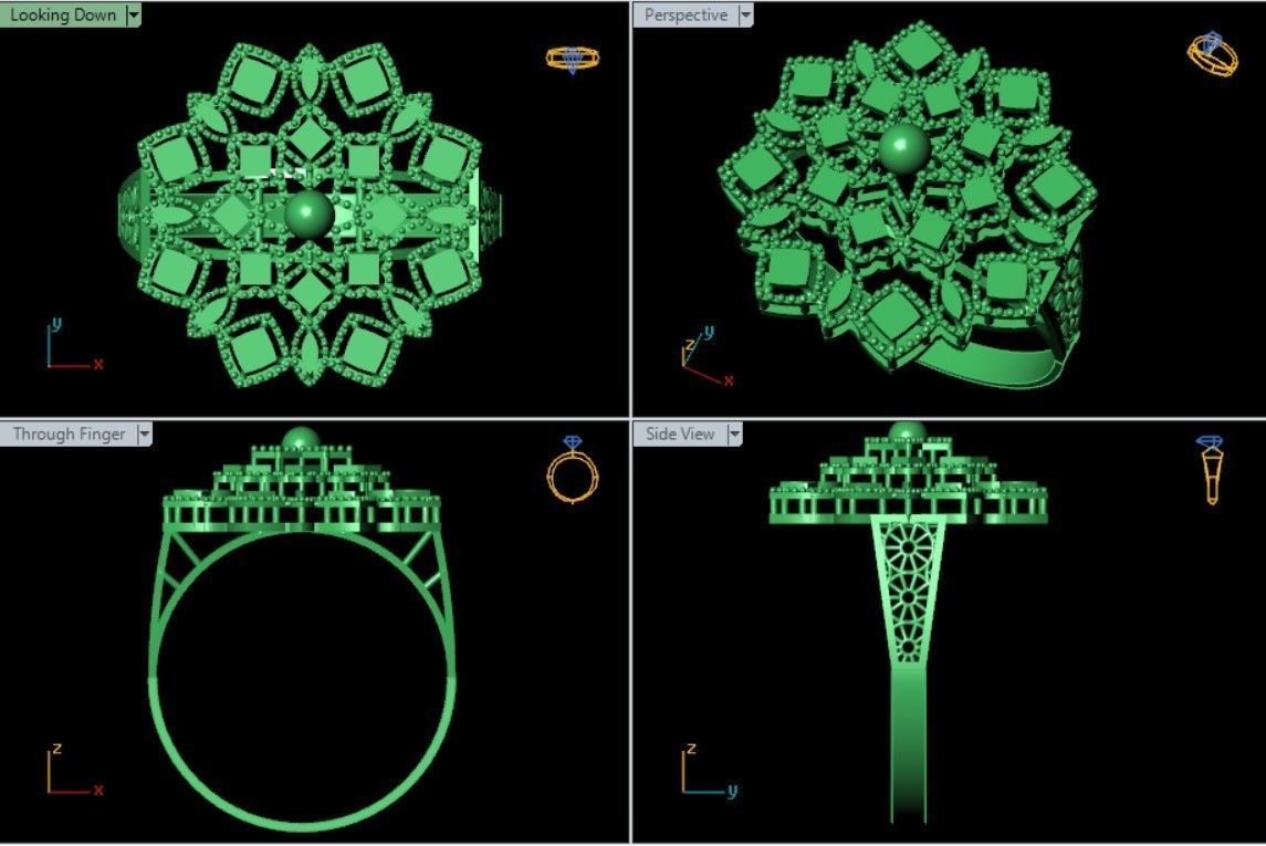 PLAIN CUT STEP RINGS 3D print model_63