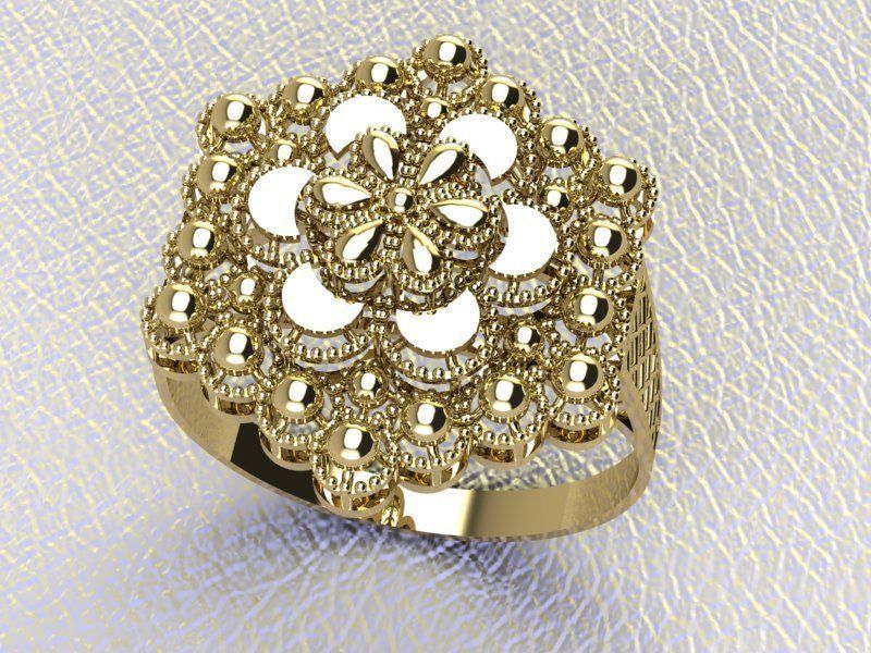 PLAIN CUT STEP RINGS 3D print model_8