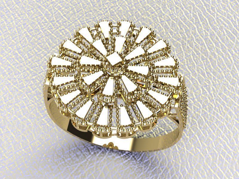 PLAIN CUT STEP RINGS 3D print model_6